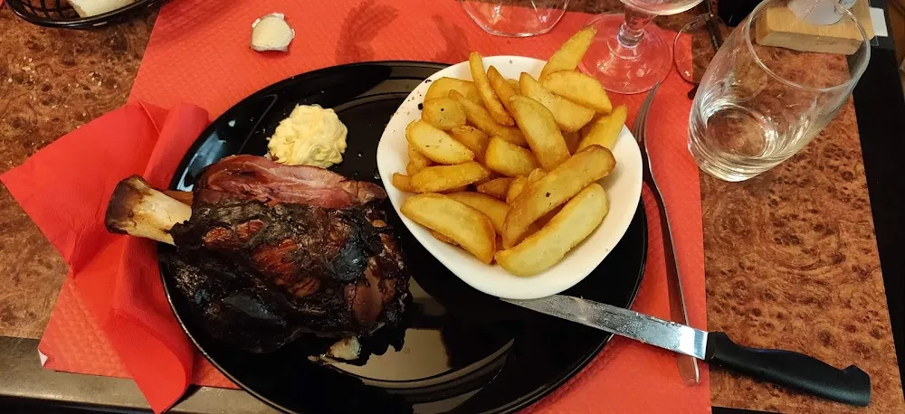 Jarret Avec Ses Frites